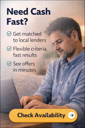 Sponsored loan matching site promotion